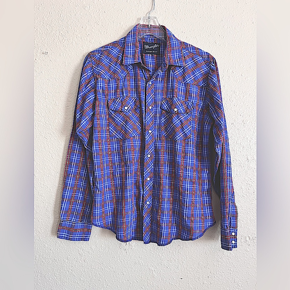 Wrangler pearl snap‎ long sleeve shirt
